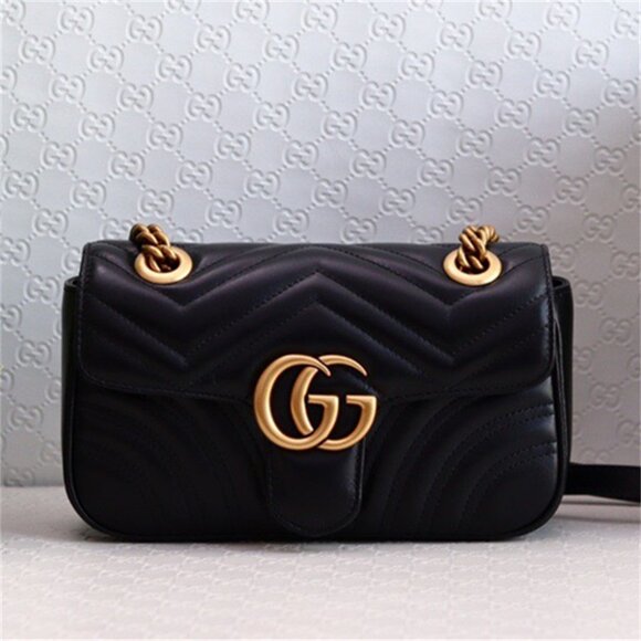 Gucci GG Marmont Mini Shoulder Bag - Picture 1 of 7